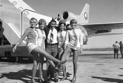 sexy stewardesses were exploited by airlines to sell more