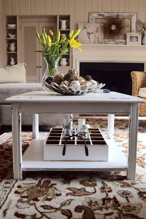 thrift  table  farmhouse coffee table makeover blesser house