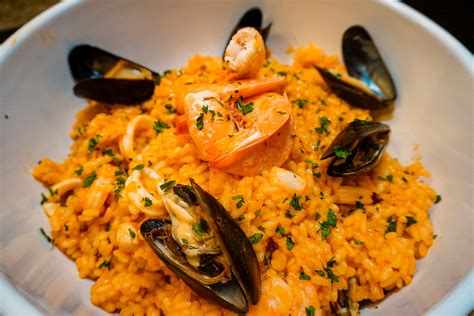 authentic seafood risotto  southern italy creamy delicious recipe