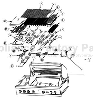 viking grill parts diagram wiring