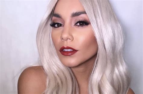 Vanessa Hudgens Blonde Hair Celeb Hairstyle Of The Month