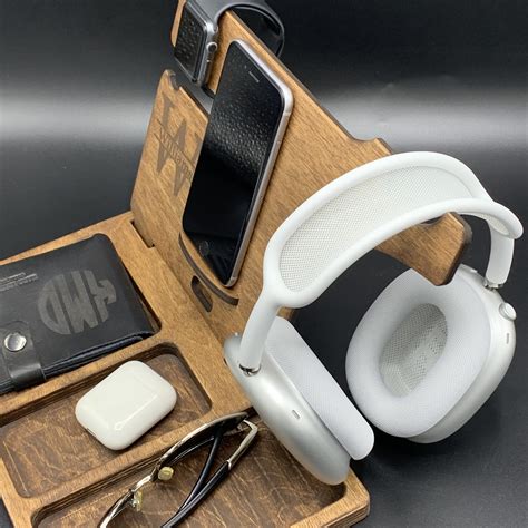 personalized airpod max stand headphone dock headphone etsy uk