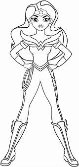 Superhero Wonderwoman Superwoman Colorier Kleurplaat Cartonionline Stampare Kleurplaten Desenhos Ragazze Pratique Supergirl Coloriages Impressão Batgirl Leukvoorkids sketch template