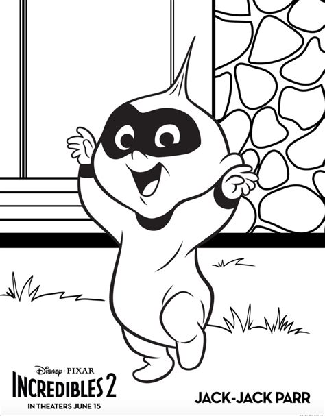 incredibles  coloring pages  activity sheets simply today life