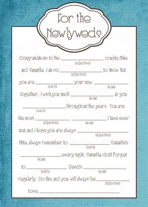 item  unavailable etsy wedding mad libs engagement party
