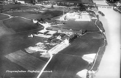 der erste flughafen innsbrucks innsbruck