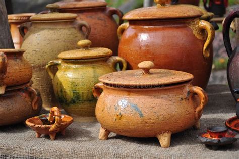 ceramic pottery stock image image  pottery antique
