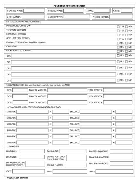 Afsc Form 504 Fill Out Sign Online And Download Fillable Pdf