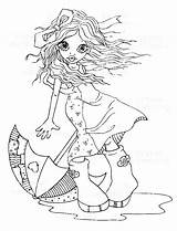 Digi Coloring Pages Stamps Saturated Canary Girls Cute Choose Board Books sketch template