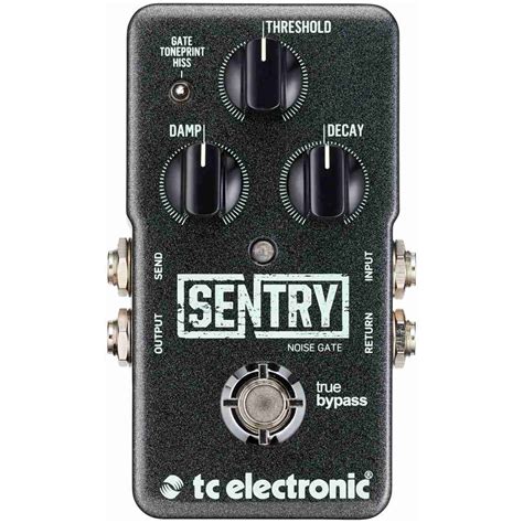 tc electronic sentry noise gate pedal giggear