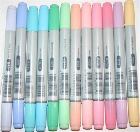 copic ciao markers spring pastel colors lot   copic marker art