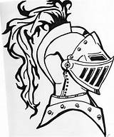 Knight Drawing Tattoo Medieval Armor Coloring Drawings Pages Helmet Shield Dragon Times Princess Tattoos Head Knights Ink Chess Outline Armored sketch template