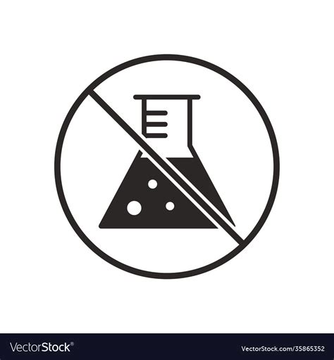 chemical  sign icon black royalty  vector image