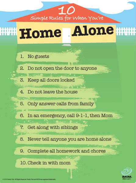 home alone rules imom