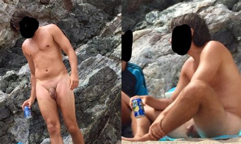 Straight Bf Caught Naked Over The Beach Spycamfromguys