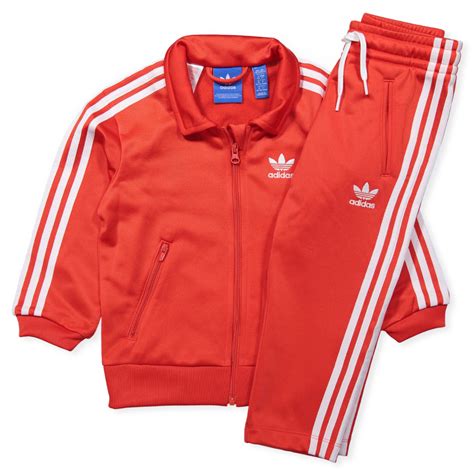 adidas originals red tracksuit red house  kids