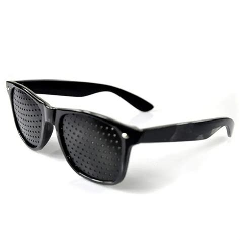 vision care pin hole sunglasses men women anti myopia pinhole glasses