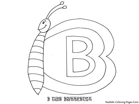 alphabet coloring pages   butterfly butterfly coloring page