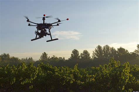 drones agriculture unmanned aircraft  revolutionize farming experts  huffpost