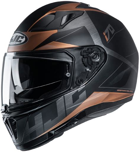 hjc copperblack  eluma full face motorcycle helmet ebay
