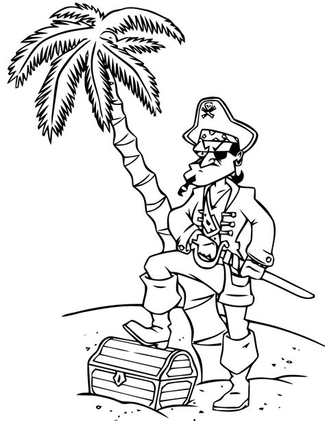 pirate   treasure pirates coloring pages  kids  print color