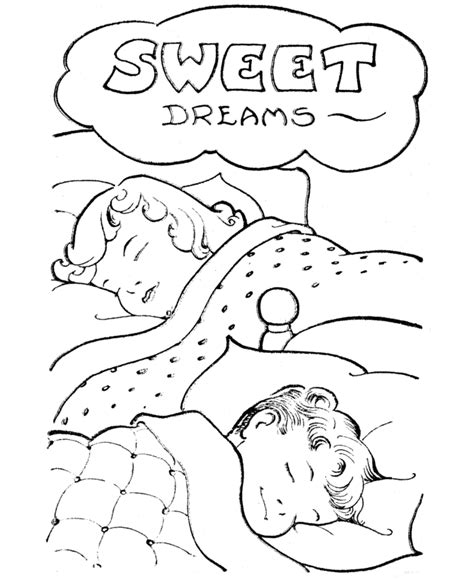 children sleep colouring pages coloring home