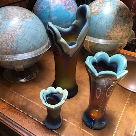 Long Live The Art Beautiful Art Glass Vases — Casa Victoria Vintage