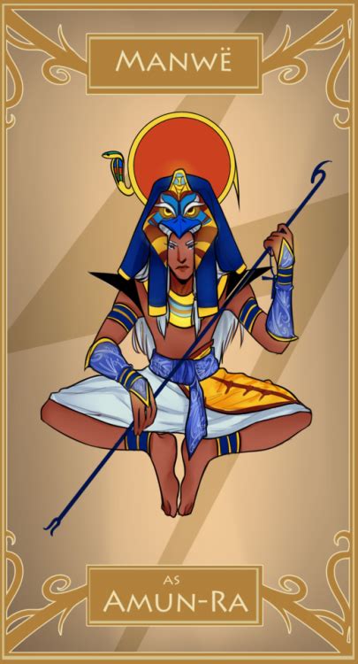 Assassenterprise “ Manwë As The Egyptian God Amun Ra ” Amon Amen Ra