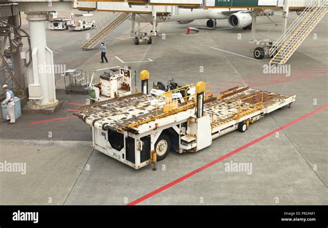 Narita Japan May 2018 Ground Handling Services Container Pallet