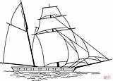 Ship Sailing Vela Openclipart Clipper Veliero Barche sketch template