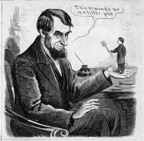 President Abraham Lincoln Political Cartoon 1864 President Lincoln 1864