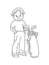Coloring Golf Pages Father Dad Golfing Let Go Ws sketch template