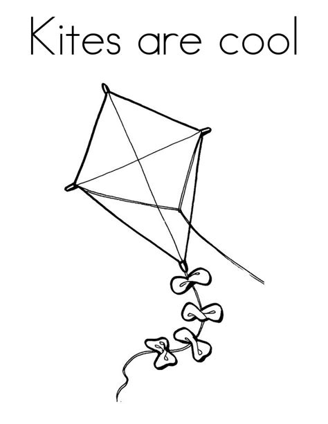 printable kite coloring pages  kids