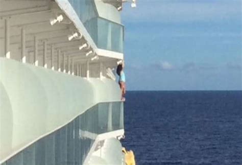 royal caribbean cruise ship railing selfie gets woman banned for life