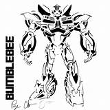 Bumblebee Coloring Pages Color sketch template