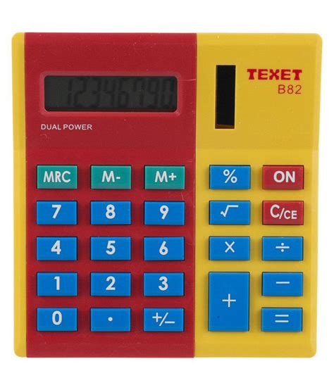 texet  digit desk calculator yellow buy    price  india snapdeal