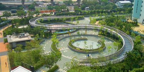 incredible parks created  landfills urban landscapes urban park parking design park