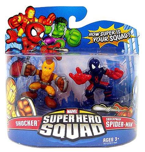 marvel super hero squad series  shocker shockproof spider man  mini
