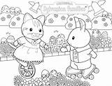 Sylvanian Coloring Pages Calico Critters Families Easter Cottage Celebrate Printable Color Hellokids Family Print Preschooler Getcolorings Odwiedź Familys Choose Board sketch template