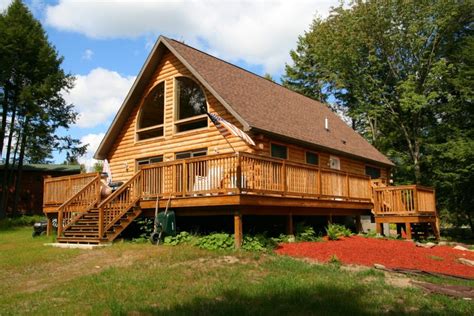 log cabin modular home kintner modular homes builder pennsylvania custom home contractor
