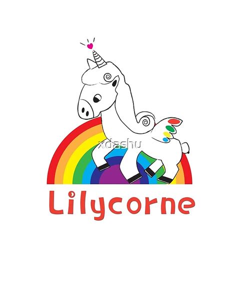 lilycorne  unicorn version   xdashu redbubble