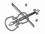 Violino Violin Desenho Instrumento Instrumentos Musicais Colouring Fiddle Tudodesenhos Colorear Abrir sketch template