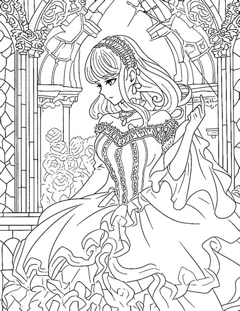 gorgeous princess coloring pages  kids  adults