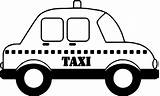 Taxi Taxis Wecoloringpage sketch template