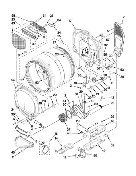 whirlpool model wedtw dryer repair replacement parts