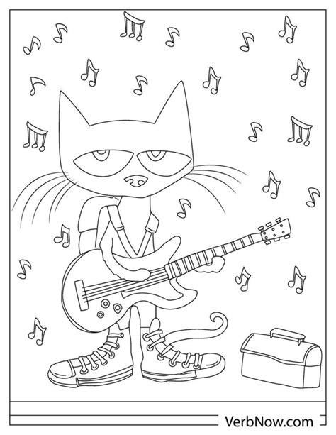 pete  cat coloring pages book   printable