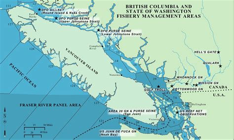 test fisheries maps pacific salmon commission