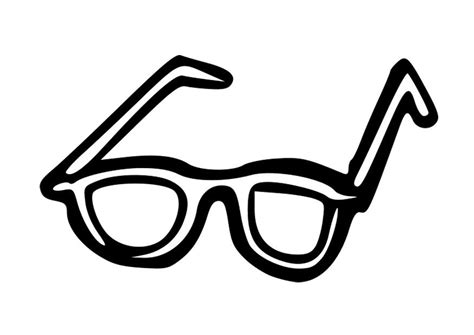 coloring page sunglasses img