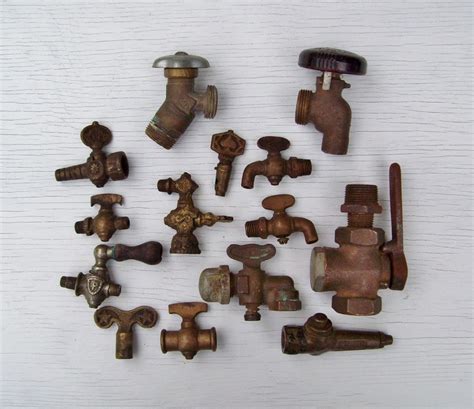 antique vintage victorian gas valves spigots  lot   lamp parts antiques vintage