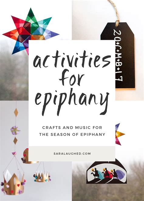 pin  epiphany activities recipes